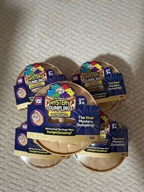 lot of 5 set of 5 Squishy dumpling squishy bun mystery starlight dumpling